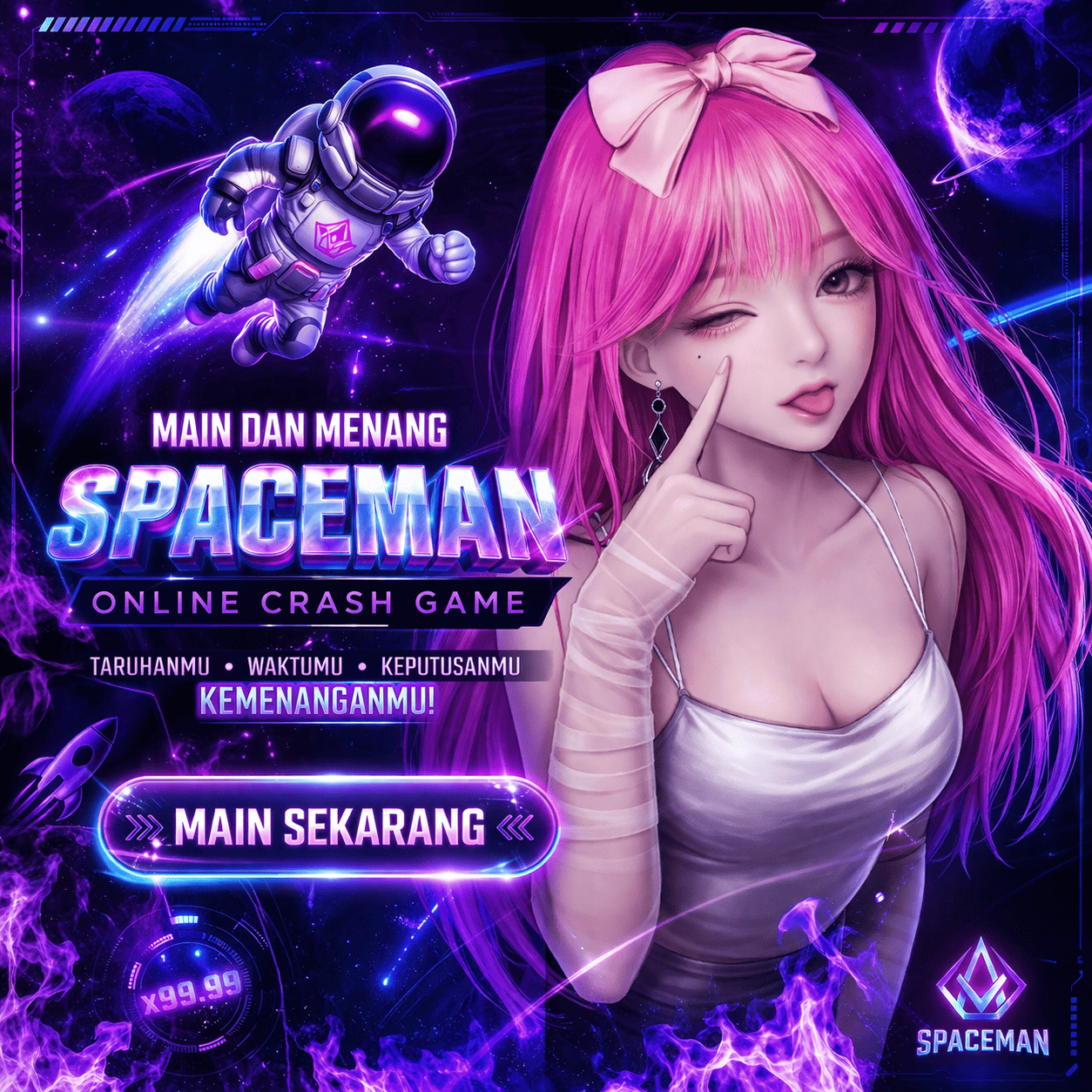 Spaceman Pulse Multiplier dengan Gameplay Real Cepat